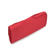 Load image into Gallery viewer, Premium Oval Rhinestone Pleated Satin Clutch Evening Bag Handbag - Diff Colors