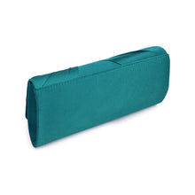 Load image into Gallery viewer, Premium Oval Rhinestone Pleated Satin Clutch Evening Bag Handbag - Diff Colors
