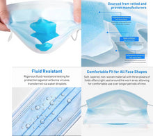 Load image into Gallery viewer, 50PCS Disposable 3-Ply Protective Face Mask Anti Dust Pollution