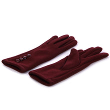 Load image into Gallery viewer, Elegant Classic Women's Winter Thermal Gloves with Buttons - Different Colors