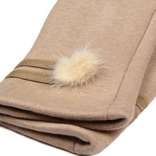 Load image into Gallery viewer, Elegant Women's Winter Thermal Gloves with Matching Fur Ball