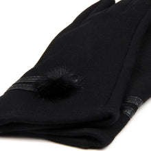 Load image into Gallery viewer, Elegant Women's Winter Thermal Gloves with Matching Fur Ball