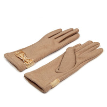 Load image into Gallery viewer, Elegant Women's Winter Thermal Gloves with Bow