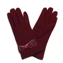 Load image into Gallery viewer, Elegant Women's Winter Thermal Gloves with Bow