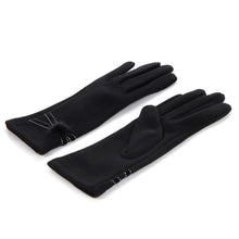 Load image into Gallery viewer, Elegant Women's Winter Thermal Gloves with Velvet Ribbon & Pom