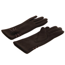 Load image into Gallery viewer, Elegant Women's Winter Thermal Gloves with Velvet Ribbon & Pom