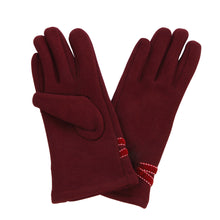 Load image into Gallery viewer, Elegant Women's Winter Thermal Gloves with Velvet Ribbon & Pom