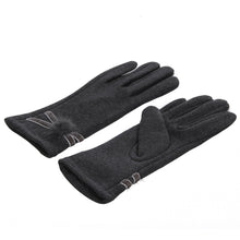 Load image into Gallery viewer, Elegant Women's Winter Thermal Gloves with Velvet Ribbon & Pom