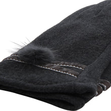 Load image into Gallery viewer, Elegant Women's Winter Thermal Gloves with Velvet Ribbon & Pom