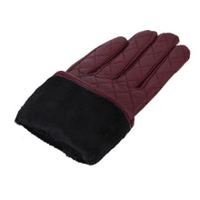 Load image into Gallery viewer, Premium Women's Quilted Winter Thermal Soft Leather Gloves