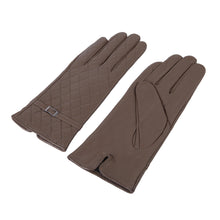 Load image into Gallery viewer, Premium Women's Quilted Winter Thermal Soft Leather Gloves