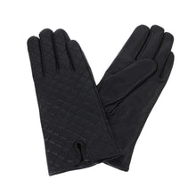 Load image into Gallery viewer, Elegant Women's Quilted Solid Winter Thermal Soft Leather Gloves