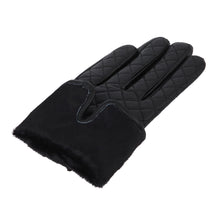 Load image into Gallery viewer, Elegant Women's Quilted Solid Winter Thermal Soft Leather Gloves