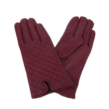 Load image into Gallery viewer, Elegant Women's Quilted Solid Winter Thermal Soft Leather Gloves