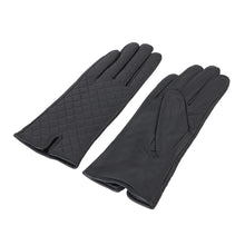 Load image into Gallery viewer, Elegant Women's Quilted Solid Winter Thermal Soft Leather Gloves