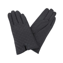 Load image into Gallery viewer, Elegant Women's Quilted Solid Winter Thermal Soft Leather Gloves