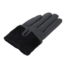 Load image into Gallery viewer, Elegant Women's Quilted Solid Winter Thermal Soft Leather Gloves
