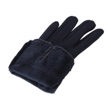 Load image into Gallery viewer, Premium Women's Winter Thermal Gloves with Velvet Bow & Houndstooth Trim