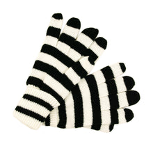 Load image into Gallery viewer, Soft Knit Women's Striped Gloves