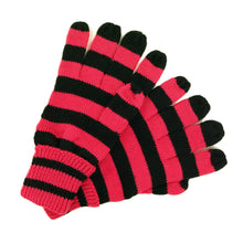 Load image into Gallery viewer, Soft Knit Women's Striped Gloves