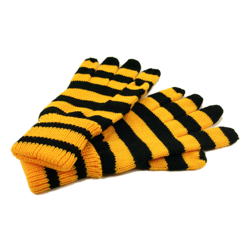 Soft Knit Women's Striped Gloves