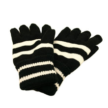 Load image into Gallery viewer, Soft Knit Men's Striped Winter Insulated Gloves - Different Colors Available