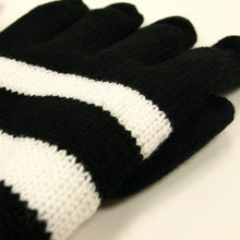 Load image into Gallery viewer, Soft Knit Men's Striped Winter Insulated Gloves - Different Colors Available