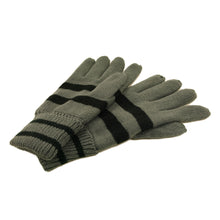 Load image into Gallery viewer, Soft Knit Men's Striped Winter Insulated Gloves - Different Colors Available