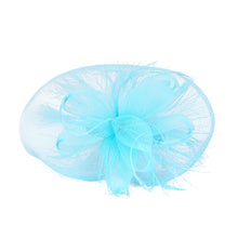 Load image into Gallery viewer, Elegant 2-Way Flower Veil Fascinator with Both Clip & Headband - Diff Colors