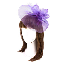 Load image into Gallery viewer, Elegant 2-Way Flower Veil Fascinator with Both Clip & Headband - Diff Colors