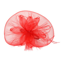 Load image into Gallery viewer, Elegant 2-Way Flower Veil Fascinator with Both Clip & Headband - Diff Colors