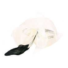 Load image into Gallery viewer, Elegant 2-Way Flower Veil & Feather Fascinator with Clip & Headband -Diff Colors