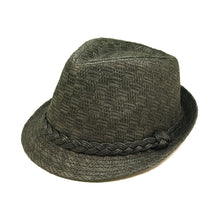 Load image into Gallery viewer, Classic Fedora Straw Hat with Braided Band