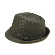Load image into Gallery viewer, Classic Fedora Straw Hat with Braided Band