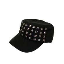 Load image into Gallery viewer, Adjustable Cotton Military Style Studded Front Army Cap Cadet Hat - Diff Colors Avail