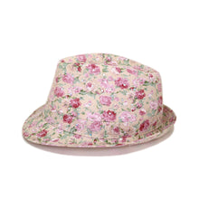 Load image into Gallery viewer, Cotton Floral Sequin Sparkle Fedora Hat