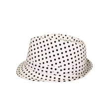 Load image into Gallery viewer, Premium Polka Dot Cotton Fedora Hat