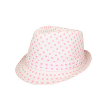 Load image into Gallery viewer, Premium Polka Dot Cotton Fedora Hat