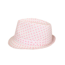 Load image into Gallery viewer, Premium Polka Dot Cotton Fedora Hat
