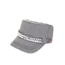 Load image into Gallery viewer, Adjustable Cotton Military Style Studded Bling Army Cap Cadet Hat