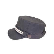 Load image into Gallery viewer, Adjustable Cotton Military Style Studded Bling Army Cap Cadet Hat