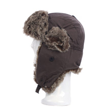 Load image into Gallery viewer, Winter Warm Faux Fur Trapper Ski Snowboard Hunter Hat - Diff Colors