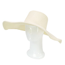Load image into Gallery viewer, Women's Classic Solid Color Floppy Wide Brim Straw Beach Sun Hat - Diff Colors