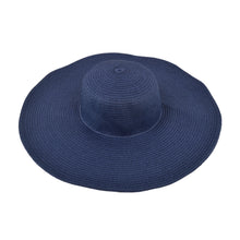 Load image into Gallery viewer, Women's Classic Solid Color Floppy Wide Brim Straw Beach Sun Hat - Diff Colors