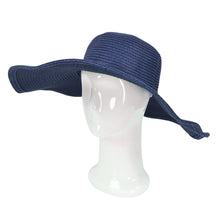 Load image into Gallery viewer, Women's Classic Solid Color Floppy Wide Brim Straw Beach Sun Hat - Diff Colors