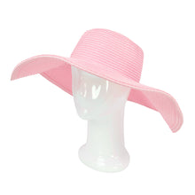 Load image into Gallery viewer, Women's Classic Solid Color Floppy Wide Brim Straw Beach Sun Hat - Diff Colors
