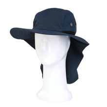 Load image into Gallery viewer, Cotton Foldable Lightweight Outdoor Fishing Hunting Safari Sun Hat w- Back Flap