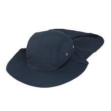 Load image into Gallery viewer, Cotton Foldable Lightweight Outdoor Fishing Hunting Safari Sun Hat w- Back Flap