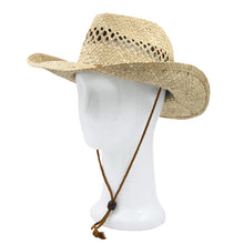 Load image into Gallery viewer, Classic Solid Color Cowboy Straw Hat - Different Colors