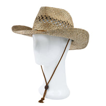 Load image into Gallery viewer, Classic Solid Color Cowboy Straw Hat - Different Colors